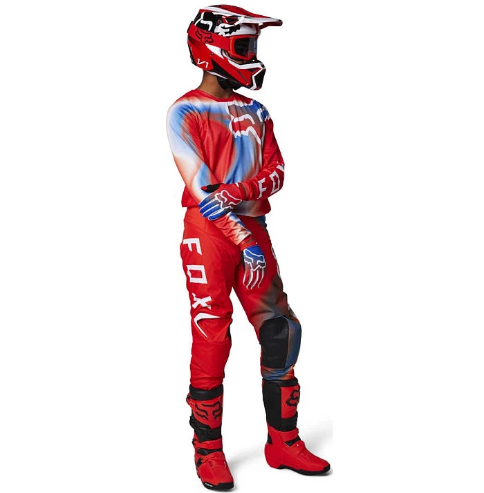 Fox Racing 180 Toxsyk Flow Red мотоштаны