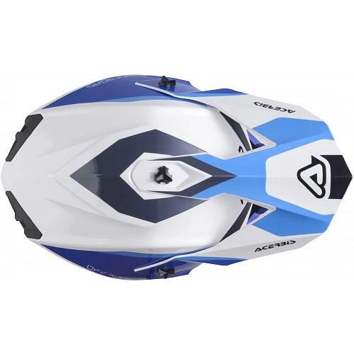 Acerbis Linear White/Blue шлем внедорожный
