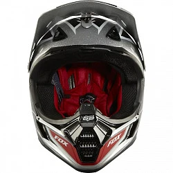 Fox Racing V3 Race шлем кроссовый, черно-серебристый