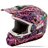 Fly Racing Kinetic Jungle Youth шлем подростковый, фиолетово-розовый