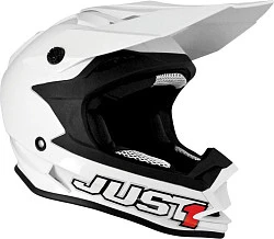 Just1 J32 PRO Solid шлем кроссовый, белый
