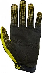 Fox Pawtector 2018 мотоперчатки, желто-черный