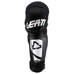 Leatt 3DF Hybrid EXT Junior наколенники подростковые, черно-белый