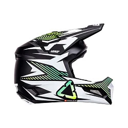 Leatt Kit Moto 3.5 V26 Storm Teal шлем кроссовый + Vizion 3.5 мотоочки