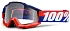 100% Accuri Federal Clear Lens мотоочки, красно-синий