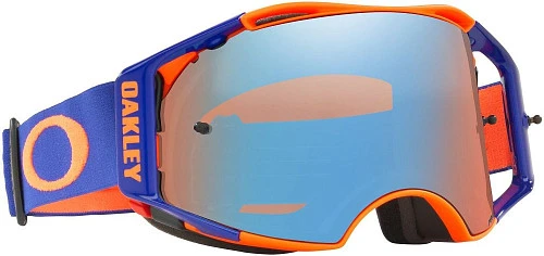 Oakley Airbrake Orange / Blue Prizm MX Sapphire мотоочки (OO7046-61)