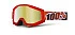 100% Strata Fire Red Mirror Red Lens мотоочки