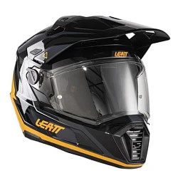 Leatt Kit ADV 7.5 Black/Orange шлем + Vizion 2.5 мотоочки, черно-оранжевый