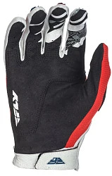 Fly Racing Evolution 2.0 2018 мотоперчатки, красно-серо-белый