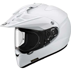 Shoei Hornet ADV Plain WHITE PinLock шлем эндуро, белый глянцевый