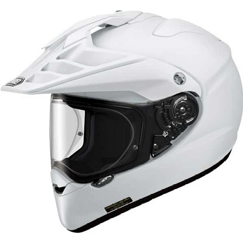 Shoei Hornet ADV Plain WHITE PinLock шлем эндуро, белый глянцевый