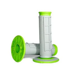 Renthal H-Waff Green грипсы на руль кросс двухкомпонентные, зеленый