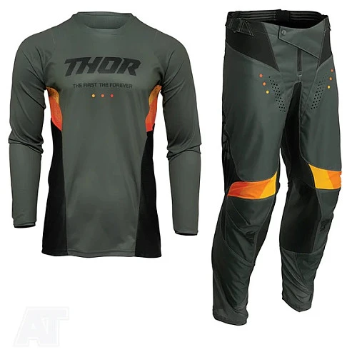 Thor Pulse React Army/Black комплект