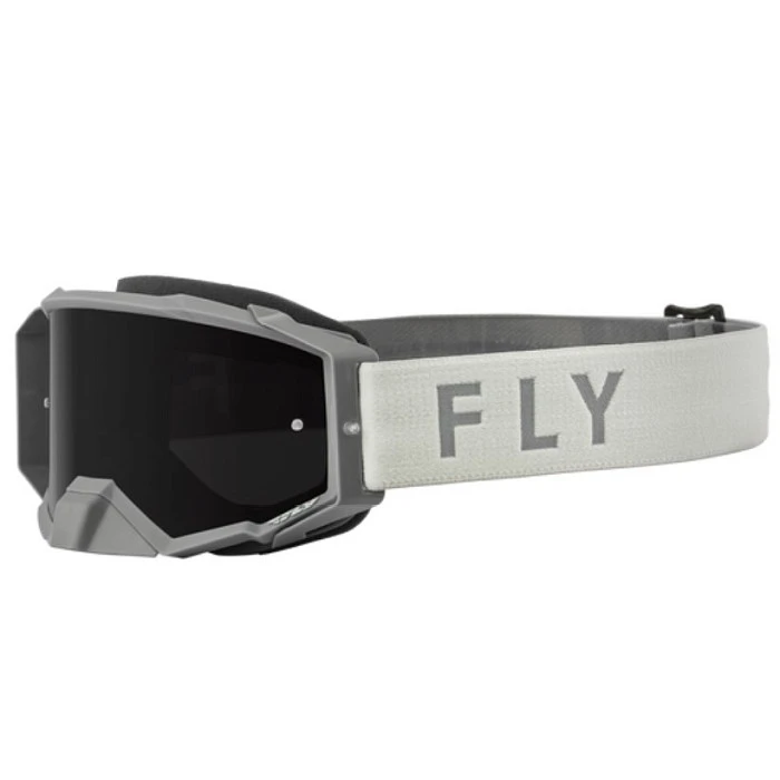 Fly Racing Zone Pro 2022 мотоочки, серый, черная тонированная линза