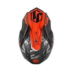 Just1 J32 Pro Swat Camo Orange Fluo шлем детский, оранжево-черный