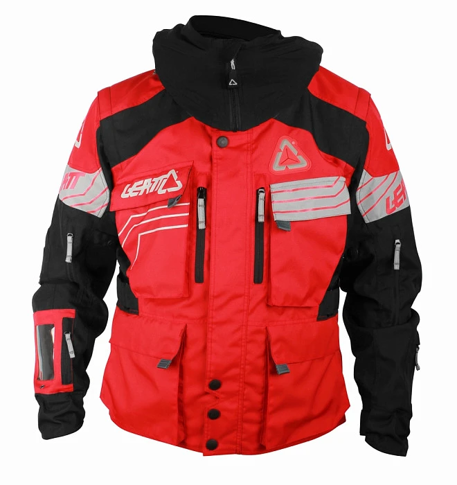 Leatt GPX W.E.C мотокуртка эндуро, красно-черный