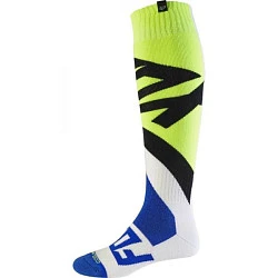 Fox Creo Coolmax Thick мотоноски, бело-желтый