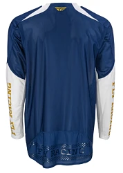 Fly Racing Evolution DST 2022 джерси, сине-бело-золотой