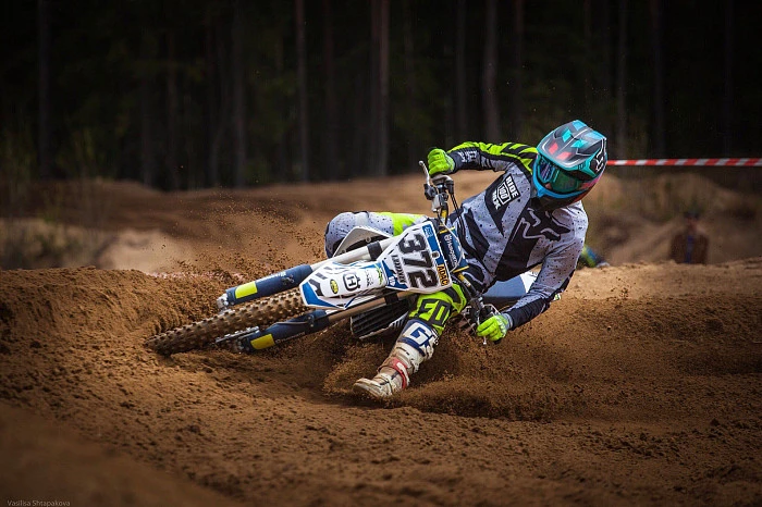 Fox Racing 180 Nirv комплект, серо-желтый