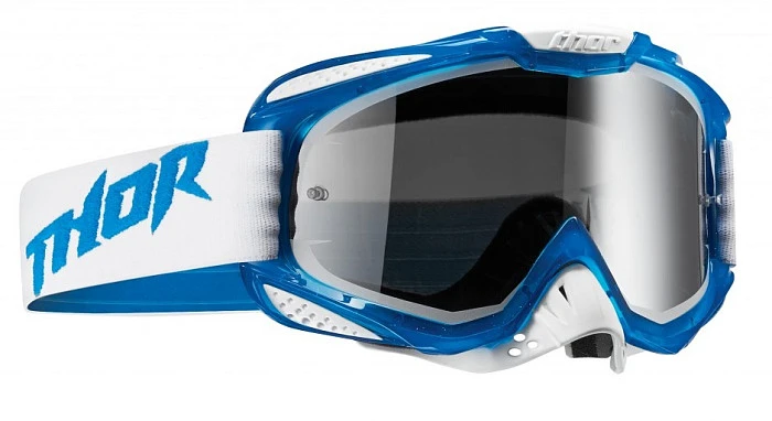 Thor S15 Ally Trans Blue мотоочки, сине-белый