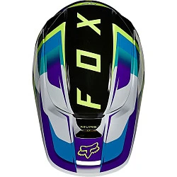 Fox Racing V1 Tro Aqua шлем кроссовый