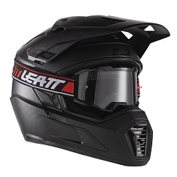 Leatt Kit ADV 7.5 Black шлем + Vizion 2.5 мотоочки, черный