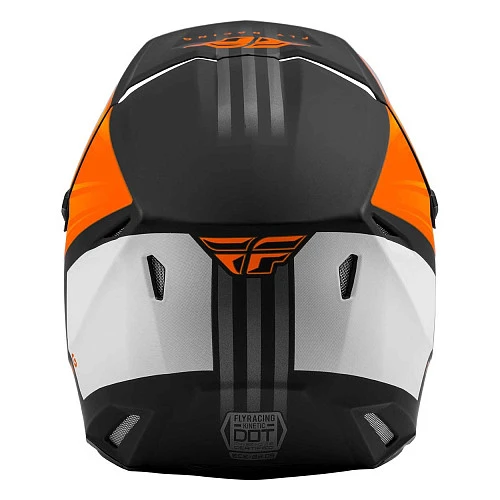 Fly Racing Kinetic K220 2020 шлем кроссовый, оранжево-черно-белый матовый