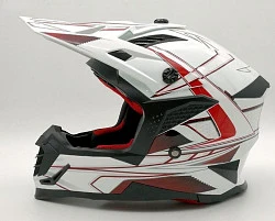 Ataki SC-16 Rift шлем кроссовый, бело-красный