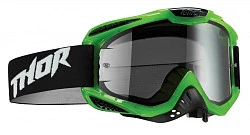 Thor S15 Ally Trans Green мотоочки, зелено-черный