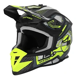 Acerbis Linear 22-06 Black/Fluo-Yellow шлем внедорожный