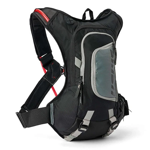 USWE Raw 8L Hydration Pack (3L) Carbon Black рюкзак-гидропак, черный