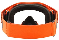 Oakley Airbrake Moto мотоочки оранжево-черный, прозрачная линза (OO7046-B6)