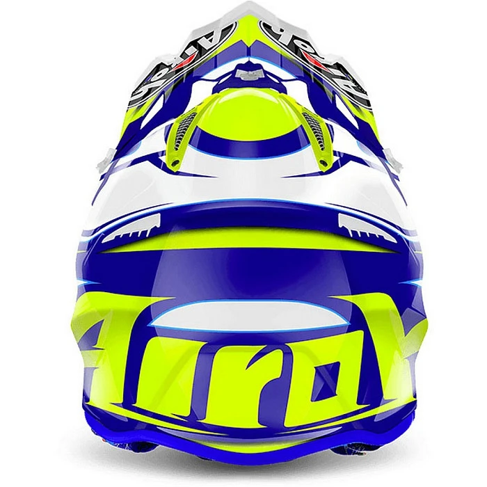 Airoh Aviator 2.2 Restyle Yellow шлем внедорожный, желто-бело-синий