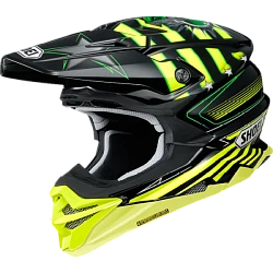 Shoei VFX-WR Grant 3 TC-3 шлем кроссовый, желто-черный