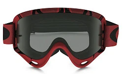Oakley O-Frame Intimidator мотоочки, красно-черный, темно-серая линза