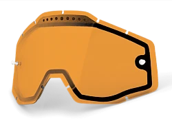 100% Racecraft/Accuri/Strata Vented Dual Pane Lens Anti-Fog Persimmon линза