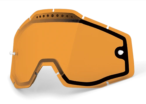 100% Racecraft/Accuri/Strata Vented Dual Pane Lens Anti-Fog Persimmon линза