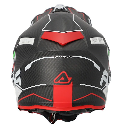 Acerbis Steel Carbon 22-06 Black/Red шлем внедорожный, черно-красный