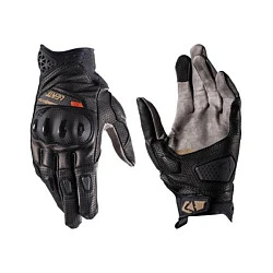 Leatt ADV X-Flow 8.5 Short Stealth мотоперчатки, черно-серый