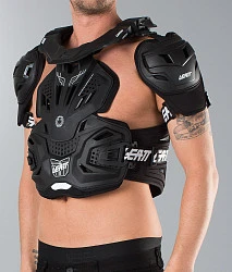 Leatt Fusion 3.0 панцирь+защита шеи, черный