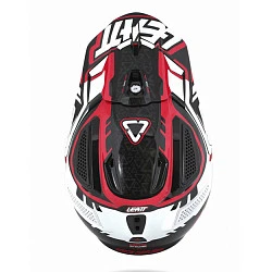 Leatt GPX 5.5 V04 шлем кроссовый, черно-бело-красный