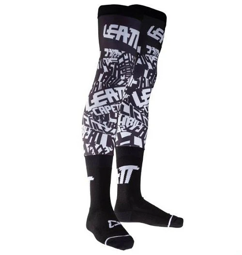 Leatt Knee Brace Socks Black/White чулки под наколенники с носком, черно-белый