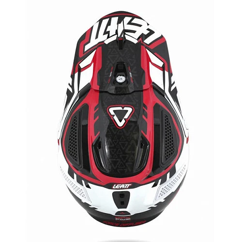 Leatt GPX 5.5 V04 шлем кроссовый, черно-бело-красный