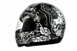 Airoh Aster-X Scorpion Bay шлем интеграл, черно-белый