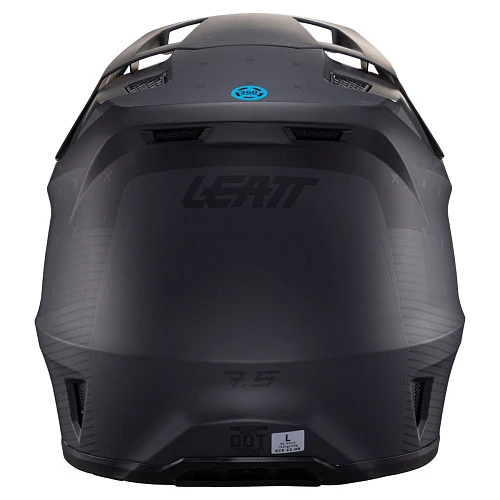 Leatt Kit Moto 7.5 V25 Stealth шлем кроссовый + Velocity 4.5 мотоочки