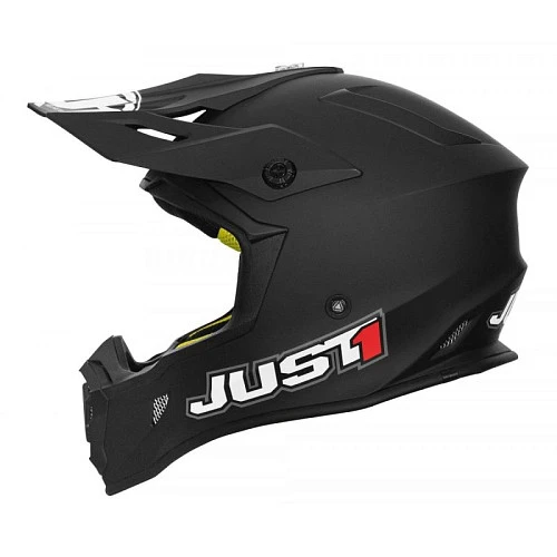 Just1 J38 Solid шлем кроссовый, черный матовый