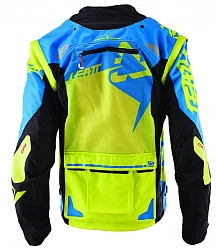 Leatt GPX 4.5 X-Flow мотокуртка эндуро, желто-синий
