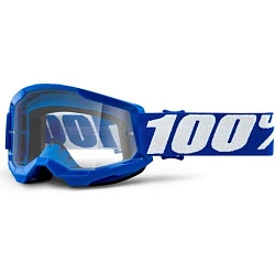 100% Strata 2 Youth Blue / Clear Lens мотоочки подростковые