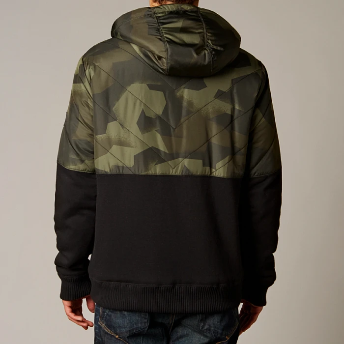 Fox Crockett Sasquatch Zip толстовка, черно-зеленый камуфляж