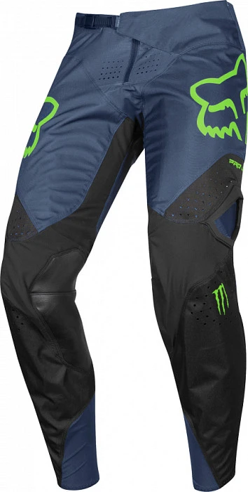 Fox Racing 360 PC мотоштаны, сине-черно-салатовый